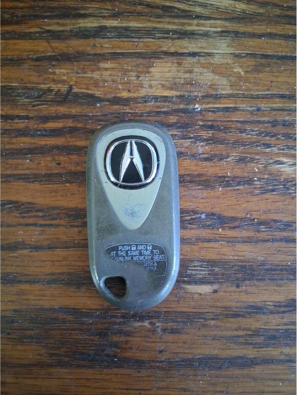ORIGINAL ACURA TL TSX 04-08 OEM KEY LESS ENTRY REMOTE FOB 4-BUTTON ALARM SILVER